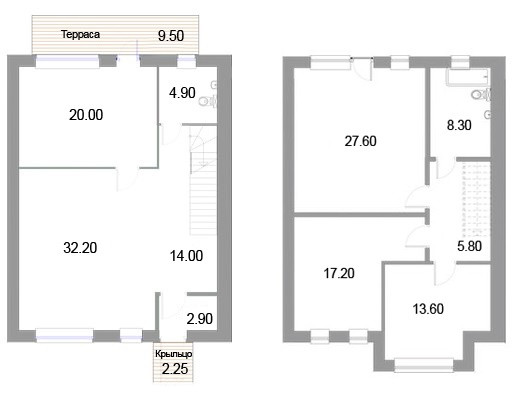 Четырёхкомнатная квартира 149.4 м²